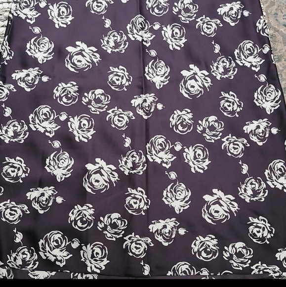 Club Monaco Plus Size Violet Motif Skirt Size 14 - Picture 4 of 8